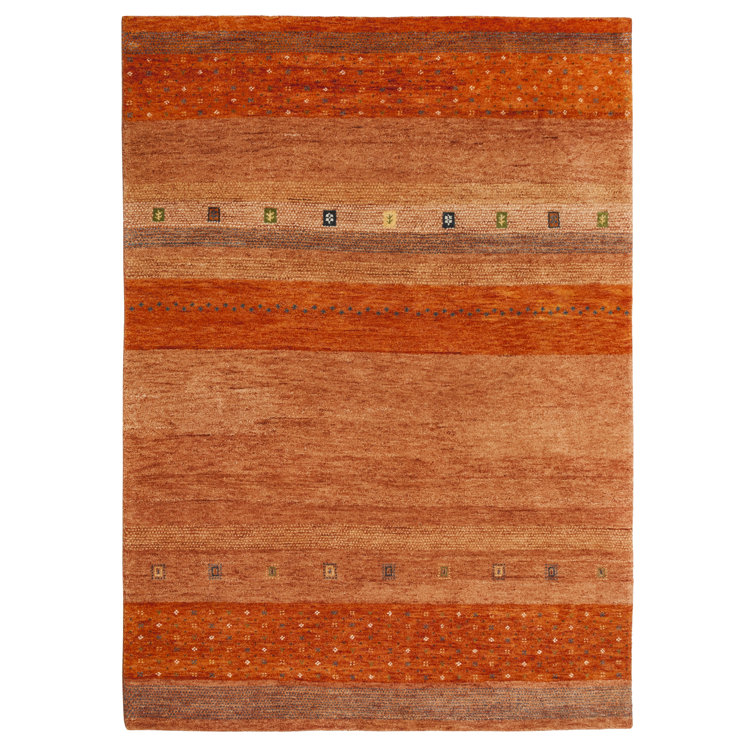 Latitude Vive Chipps HandKnotted Wool Orange Rug Wayfair.co.uk